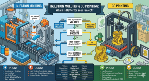 Injection Molding vs 3D Printing: Which Is Better for Your Project?
